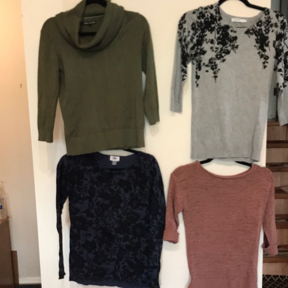 Bundle of four XS/S lightweight sweaters